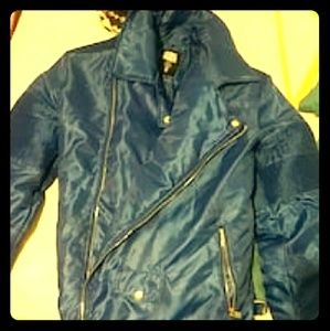 REBEL MIND'S BLUE PUFFER JACKET (M)